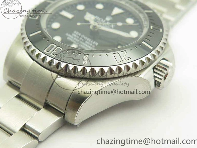 Best AAA Replica Sites Black DEEPSEA ARF Bracelet 904L 1:1 Best Case And SH SS 116660 3484 WaterResistant Sea-Dweller Edition 1217